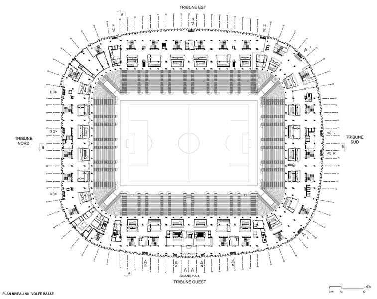žemėlapis Lille stadionas