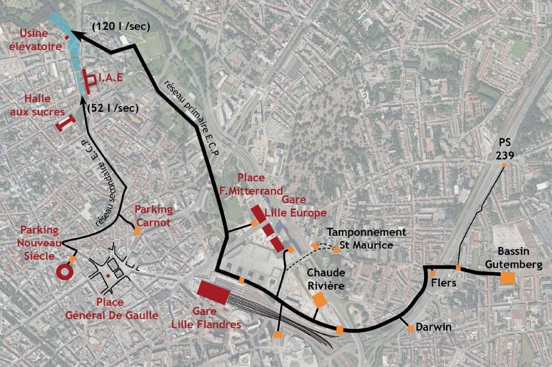 žemėlapis Lille valtis
