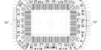 Žemėlapis Lille stadionas