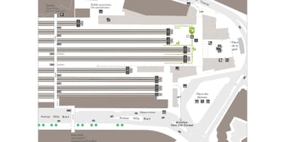 Lille traukinių stotis map